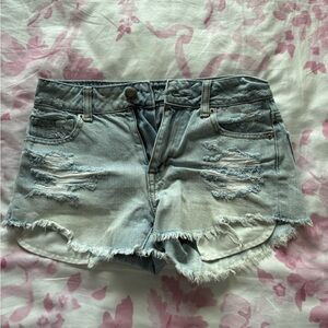 Distressed American Eagle Jean Shorts